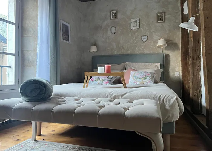 بيت للعطل La Pierre Du Bonheur Maison De Village De 2 A 8 Personnes Saint-Denis-dʼAnjou